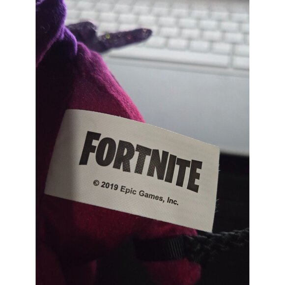 2019 Fortnite Epic Games Dark Llamacorn Plush Stuffed Animal Plushie Video Game - Picture 6 of 9